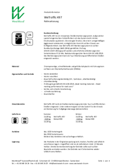WeTraffic 497 Produktinformation